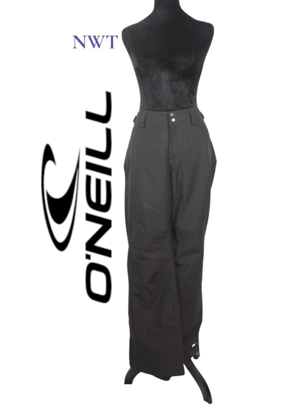 NWT O'Neill Black Ski/Snow Boarding Pants Size Large